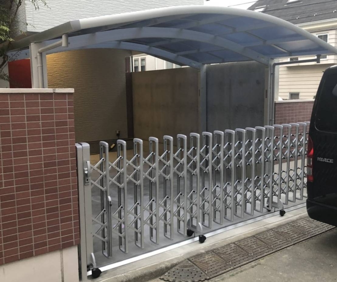 カーポート&伸縮門扉