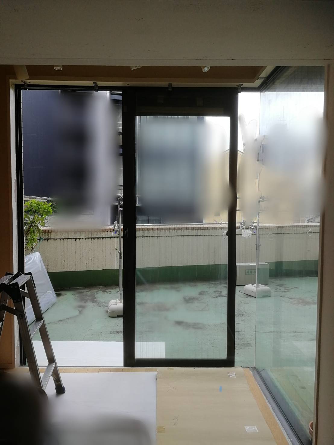 90度コーナー窓　内窓取り付け