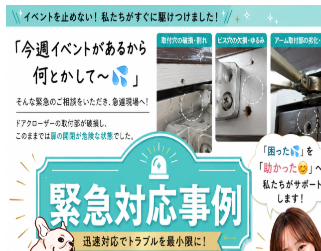🚨緊急対応事例🚨